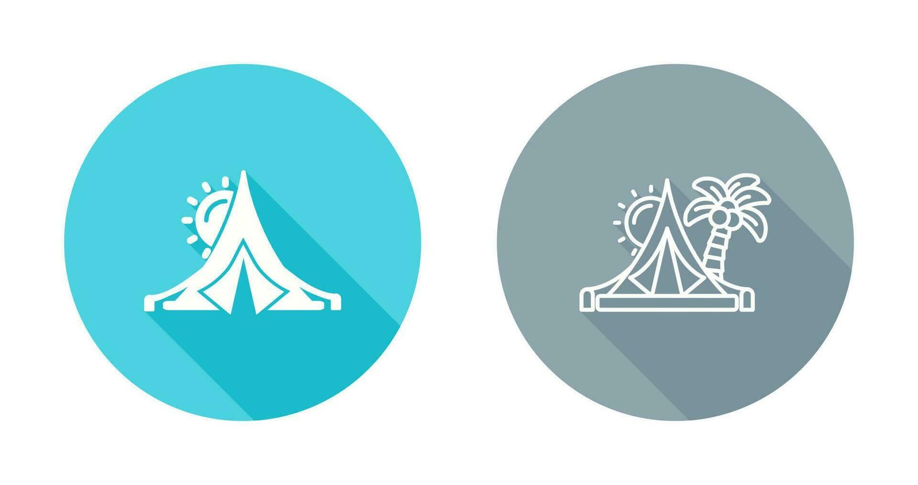 tent vector pictogram