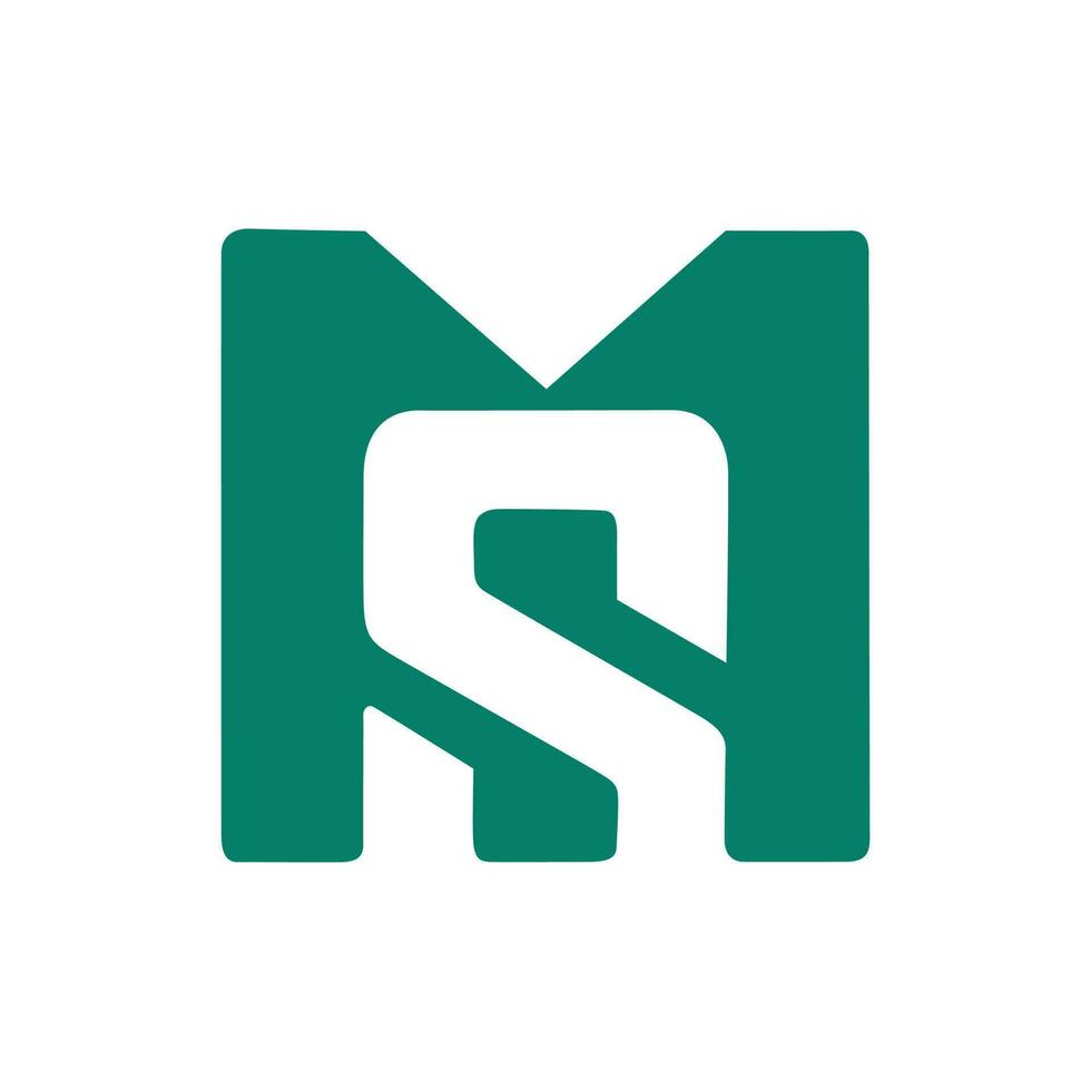 brief m en s logo vector