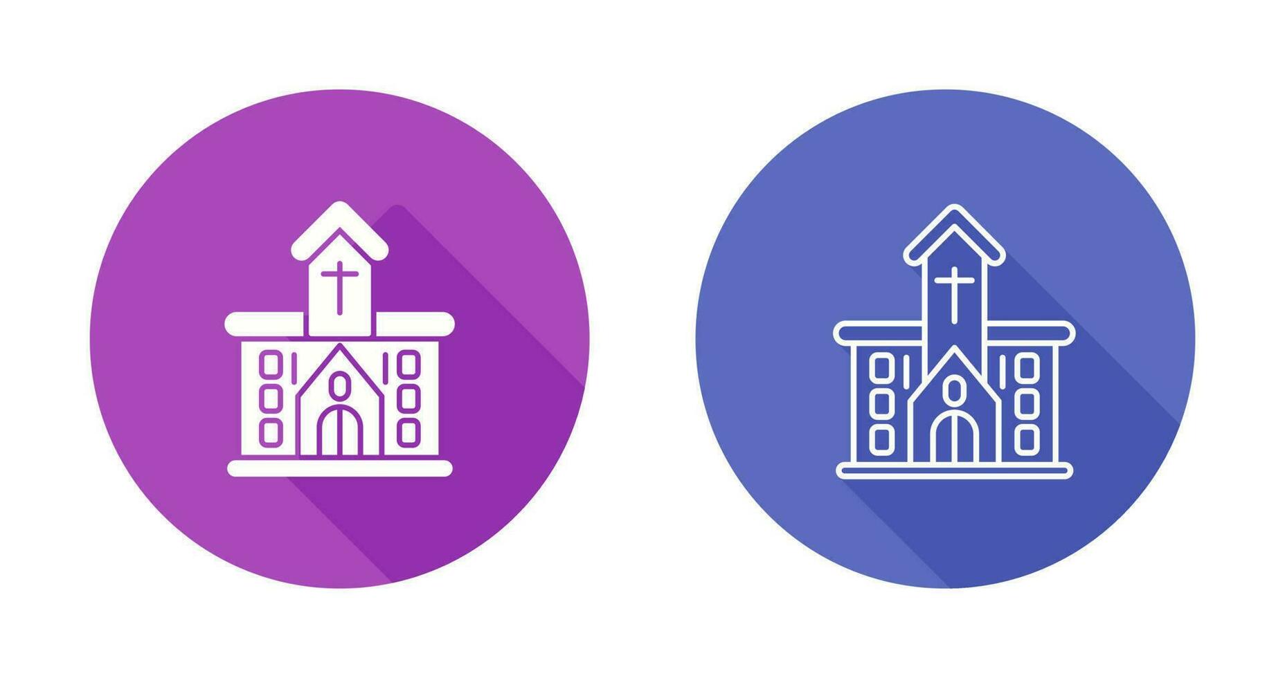 kerk vector pictogram