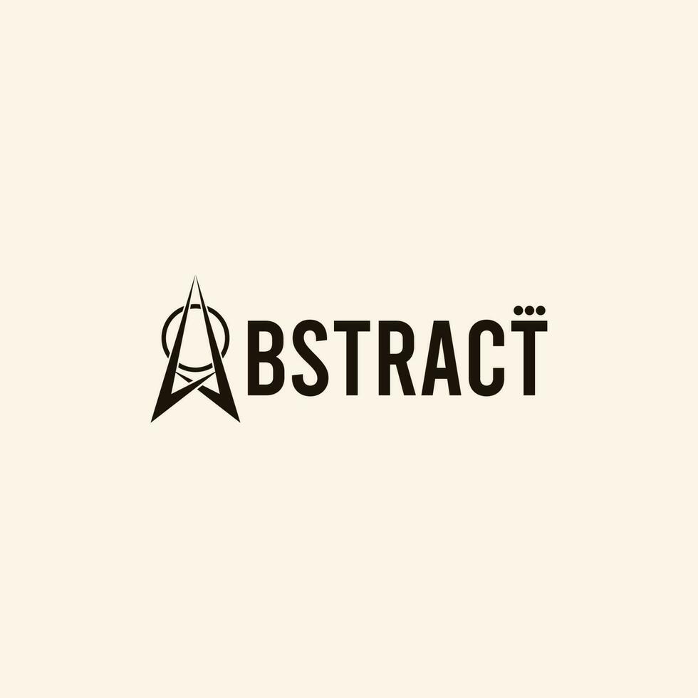 abstract logo vector. brief een modern gemakkelijk en minimalistisch logo sjabloon. vector illustratie. elegant logo