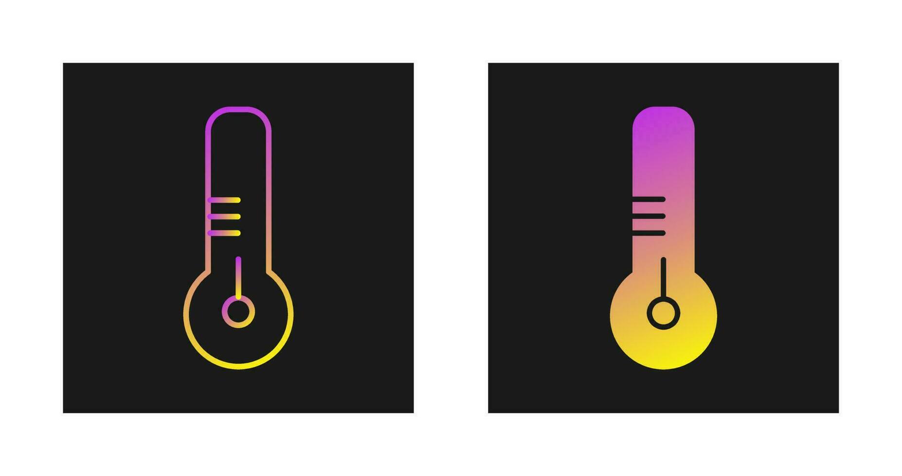 laag temperatuur vector icoon