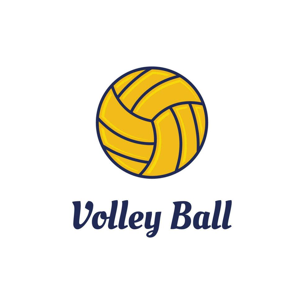 vector volleybal logo sjabloon