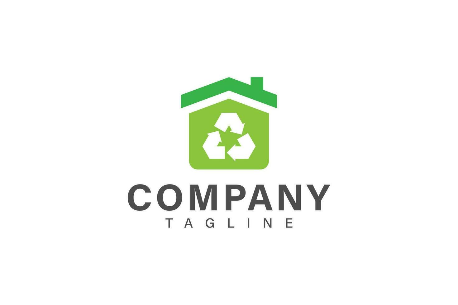 huis recycle logo of icoon ontwerp vector