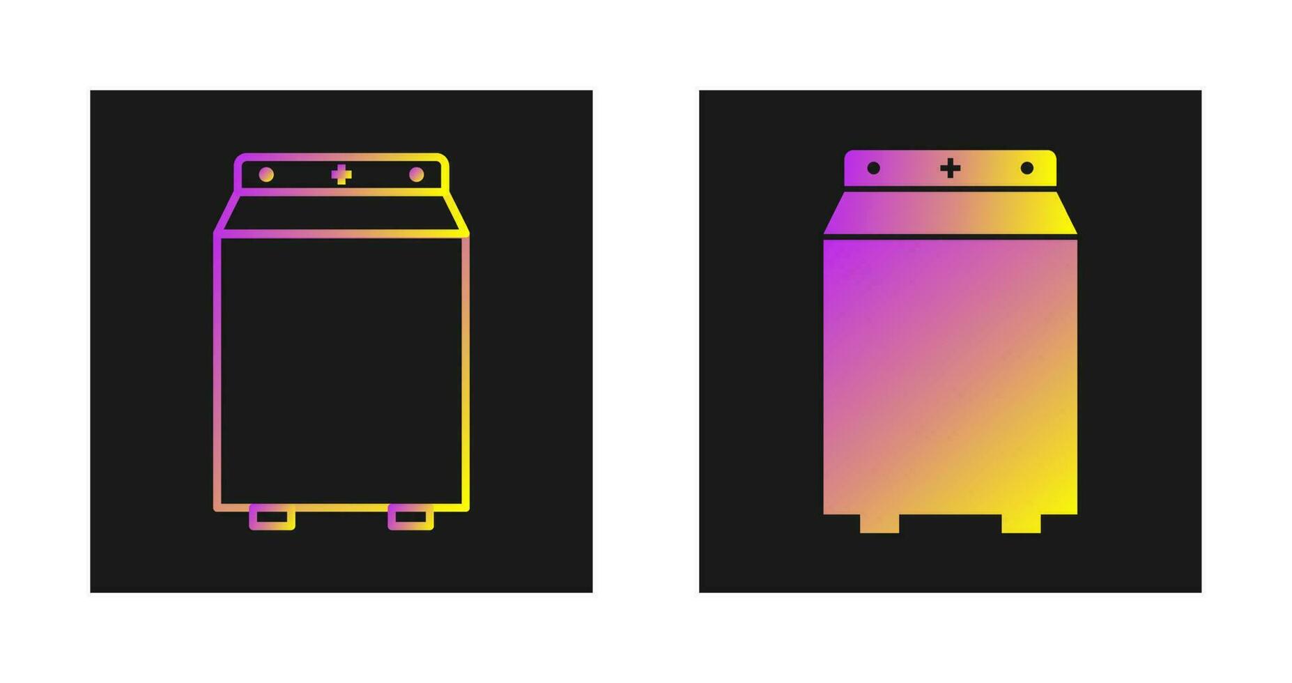 wasmachine vector pictogram