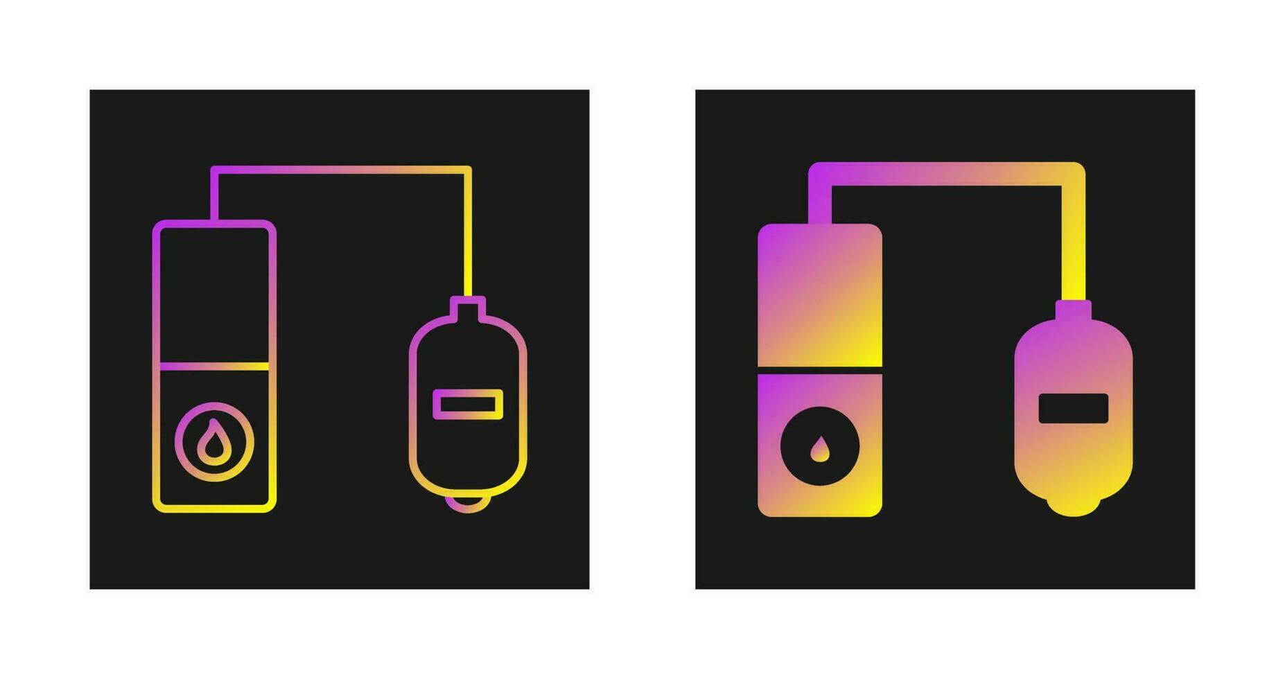 verwarmingssysteem vector pictogram