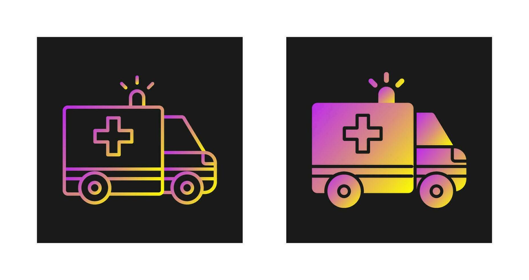 ambulance vector pictogram