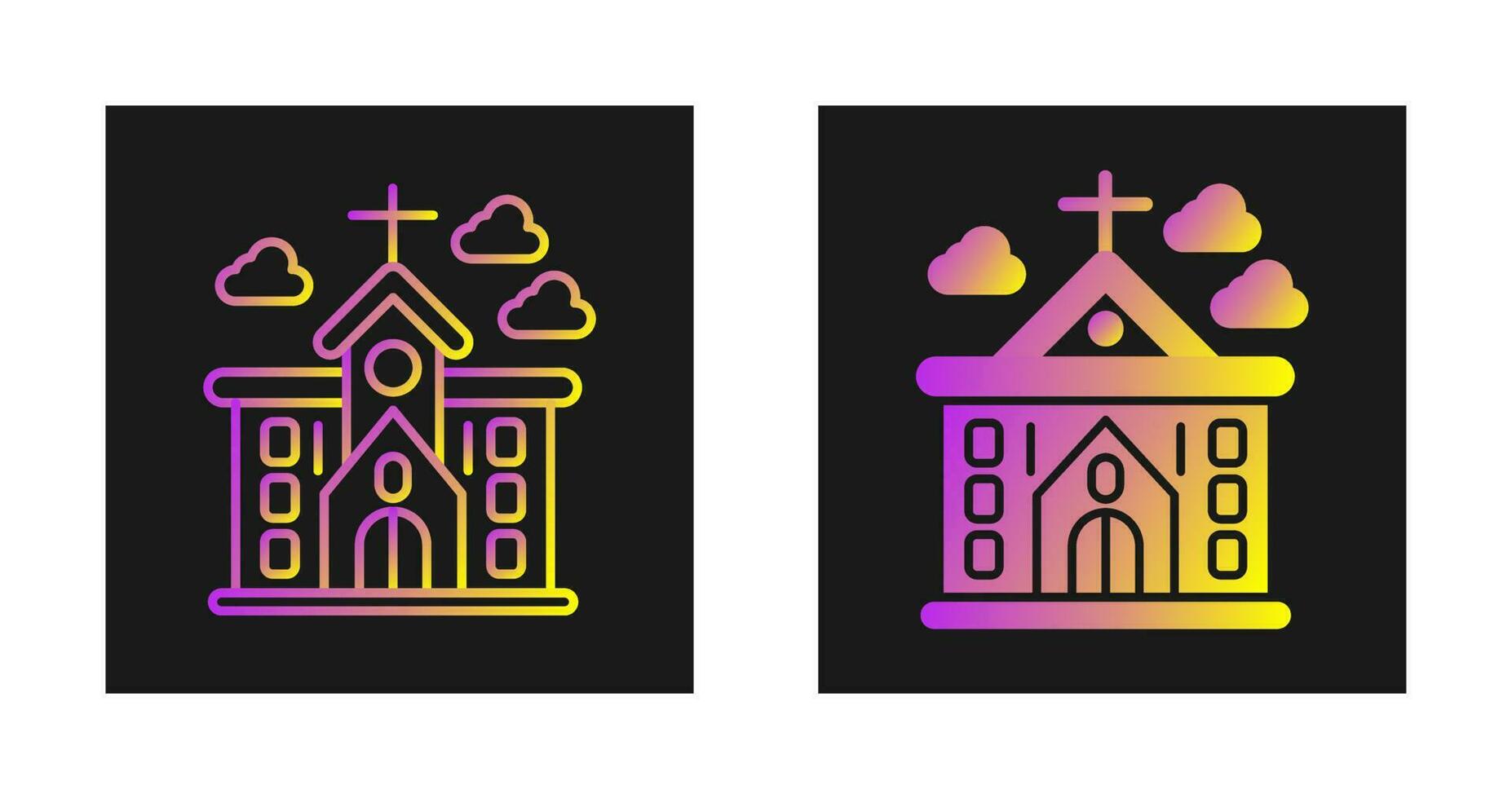 kerk vector pictogram