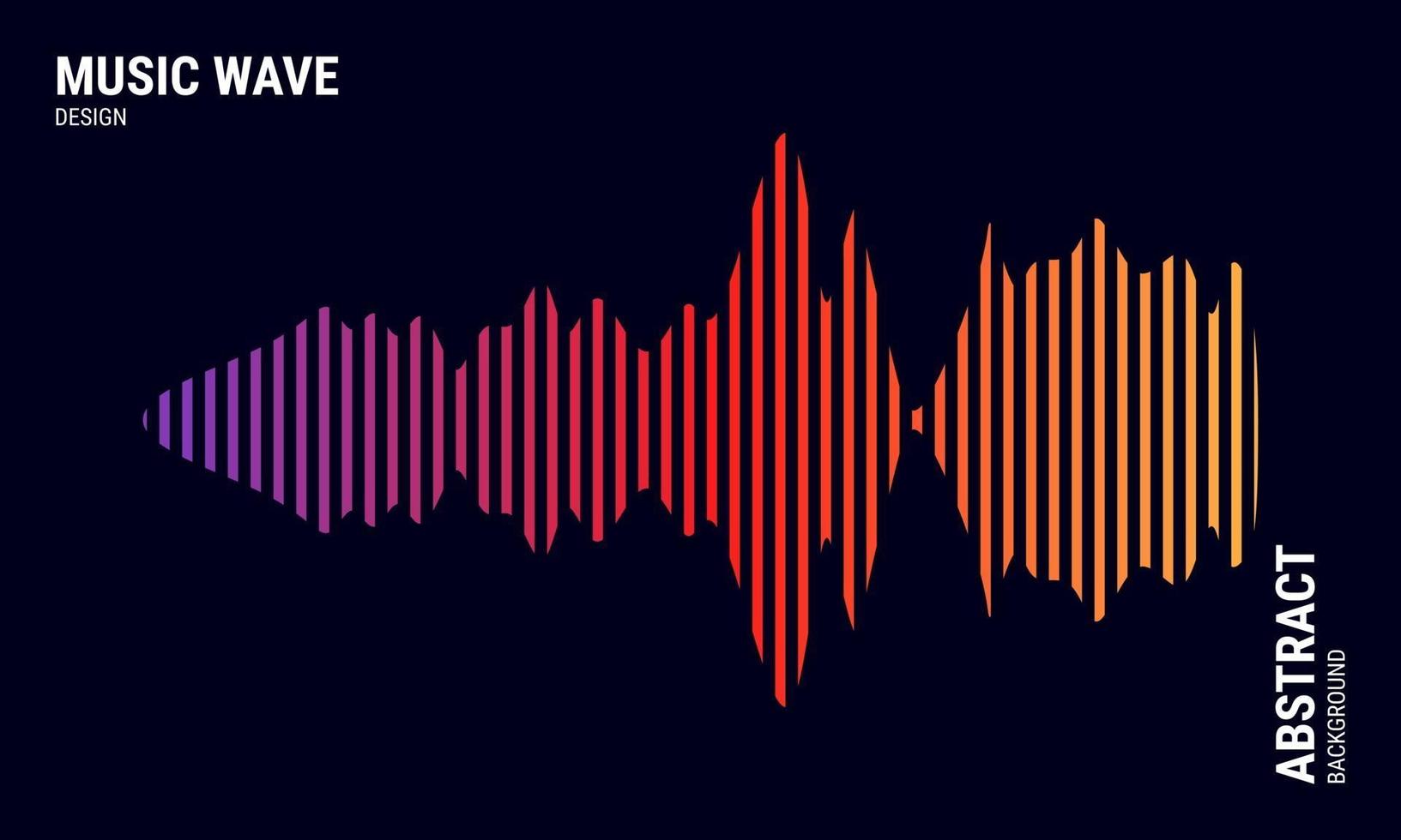 muziek abstracte achtergrond gekleurd in paars rood en geel gradaties vector