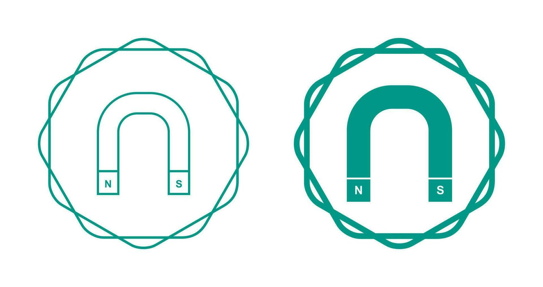 magneet vector pictogram