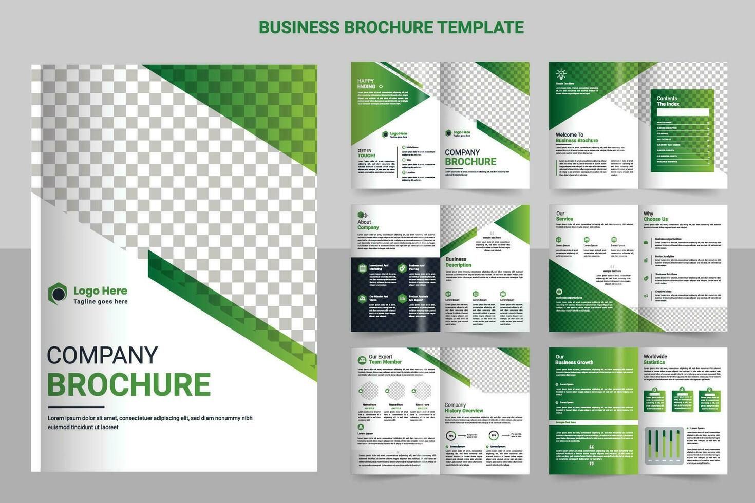 brochure sjabloon lay-out ontwerp en zakelijke minimaal meerdere pagina's brochure sjabloon ontwerp vector