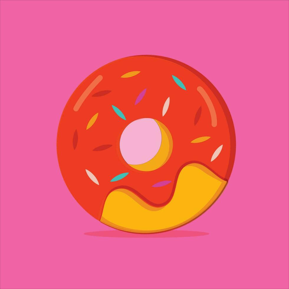 donut vectorillustratie vector