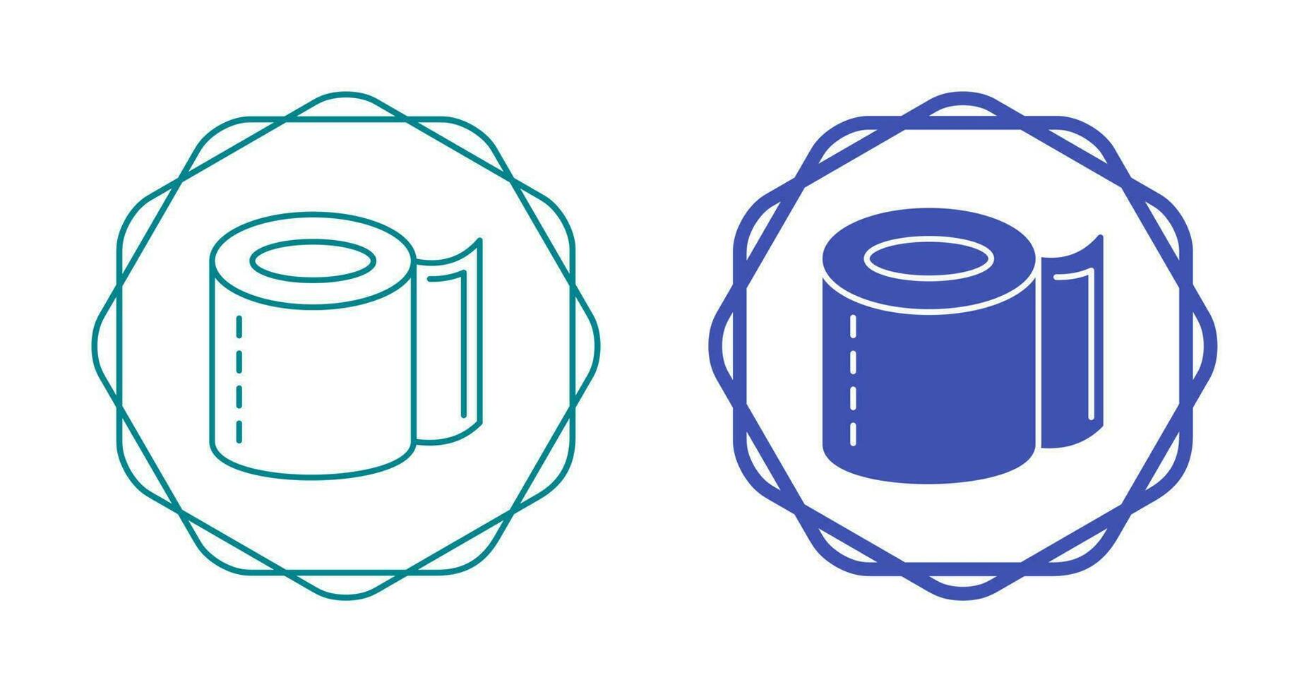 toilet papier vector icoon