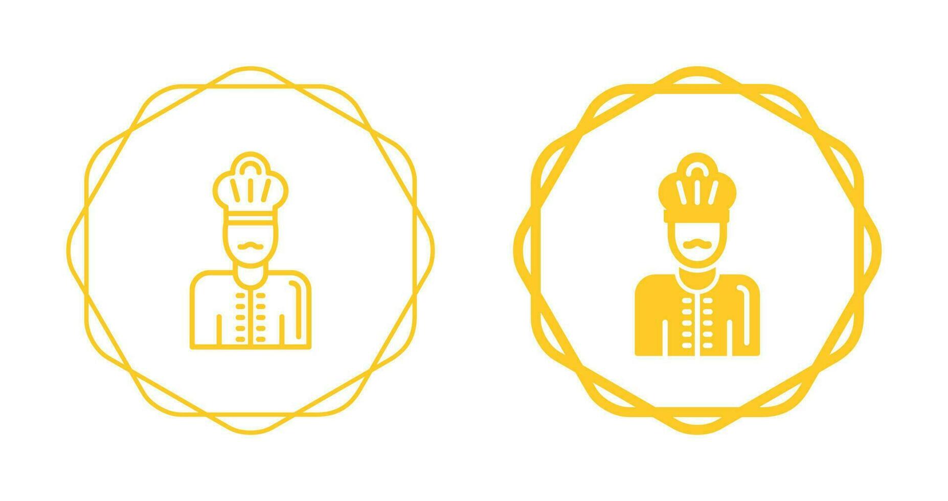 chef-kok vector pictogram