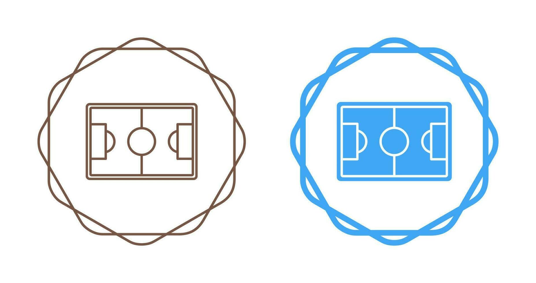 tafel Amerikaans voetbal vector icoon