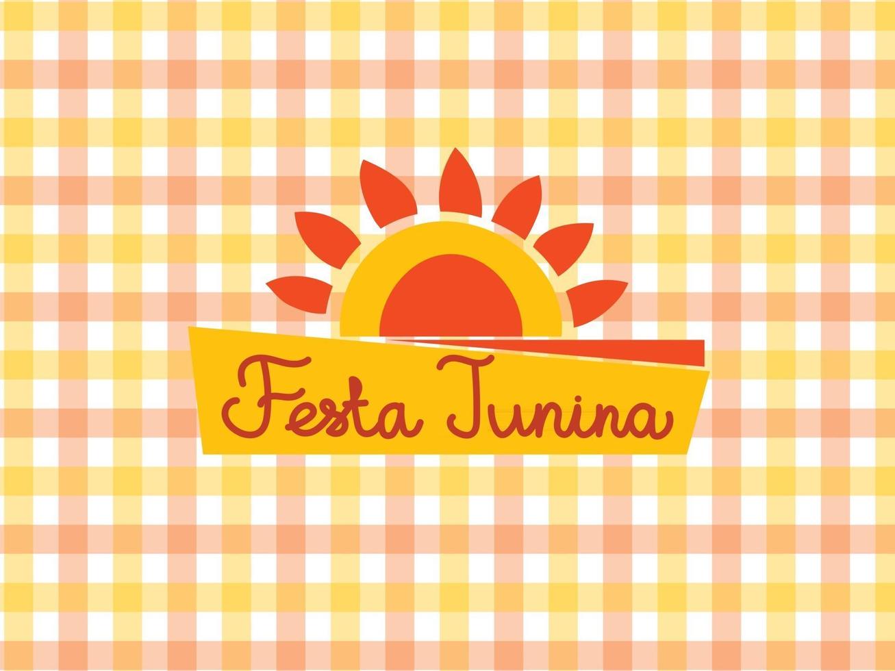 festa junina banner vector