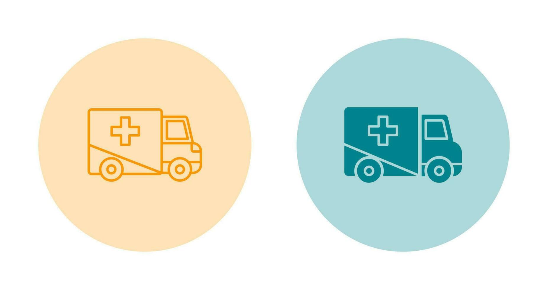 ambulance vector pictogram