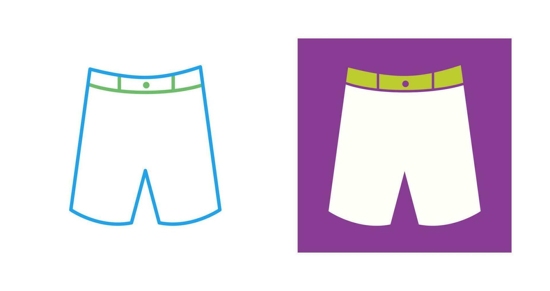 korte broek vector pictogram