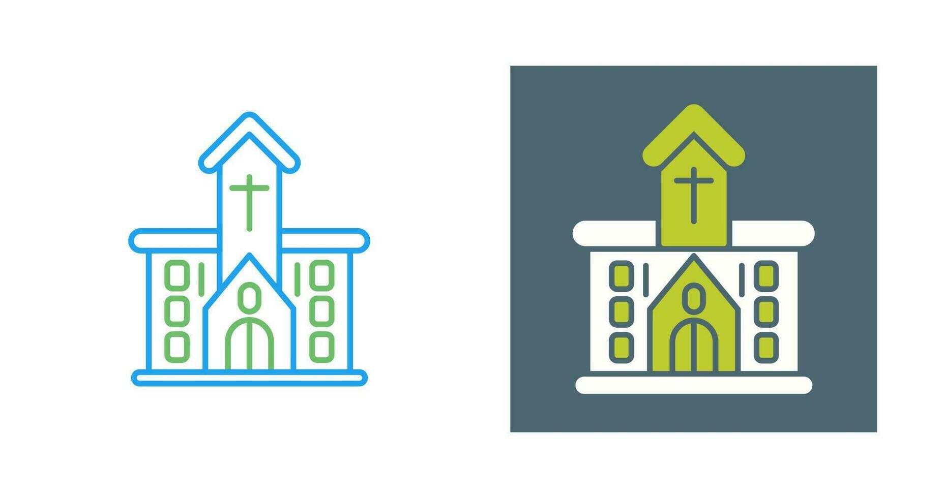 kerk vector pictogram