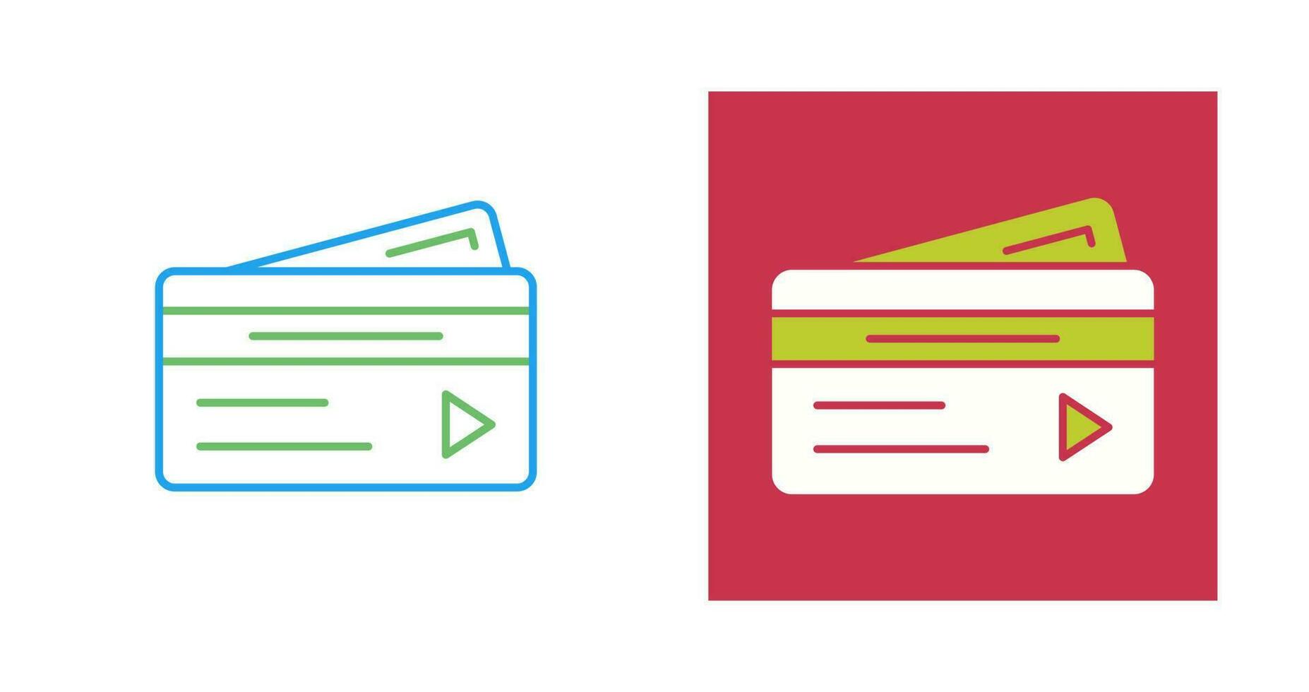 creditcard vector pictogram