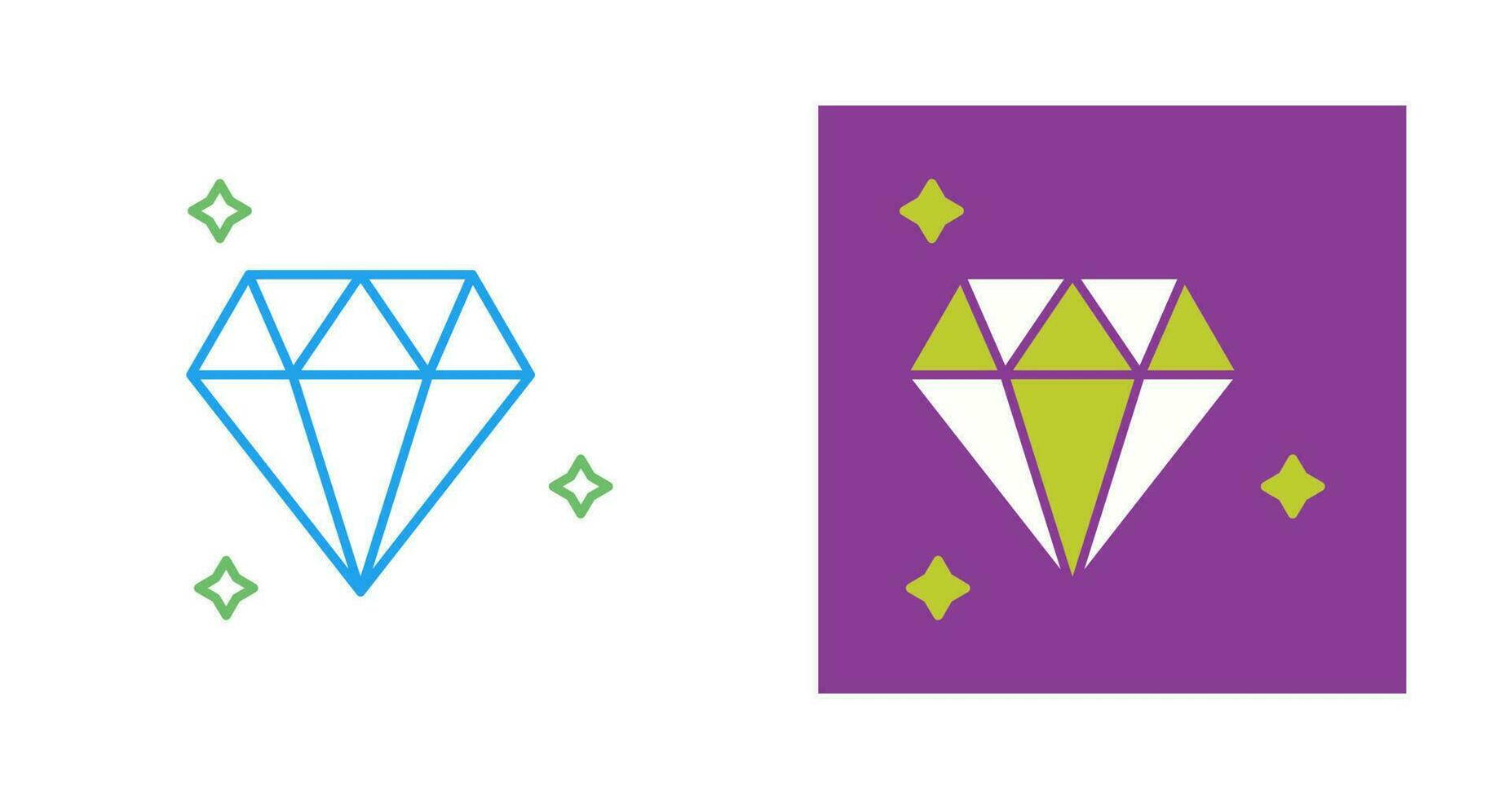 diamant vector pictogram