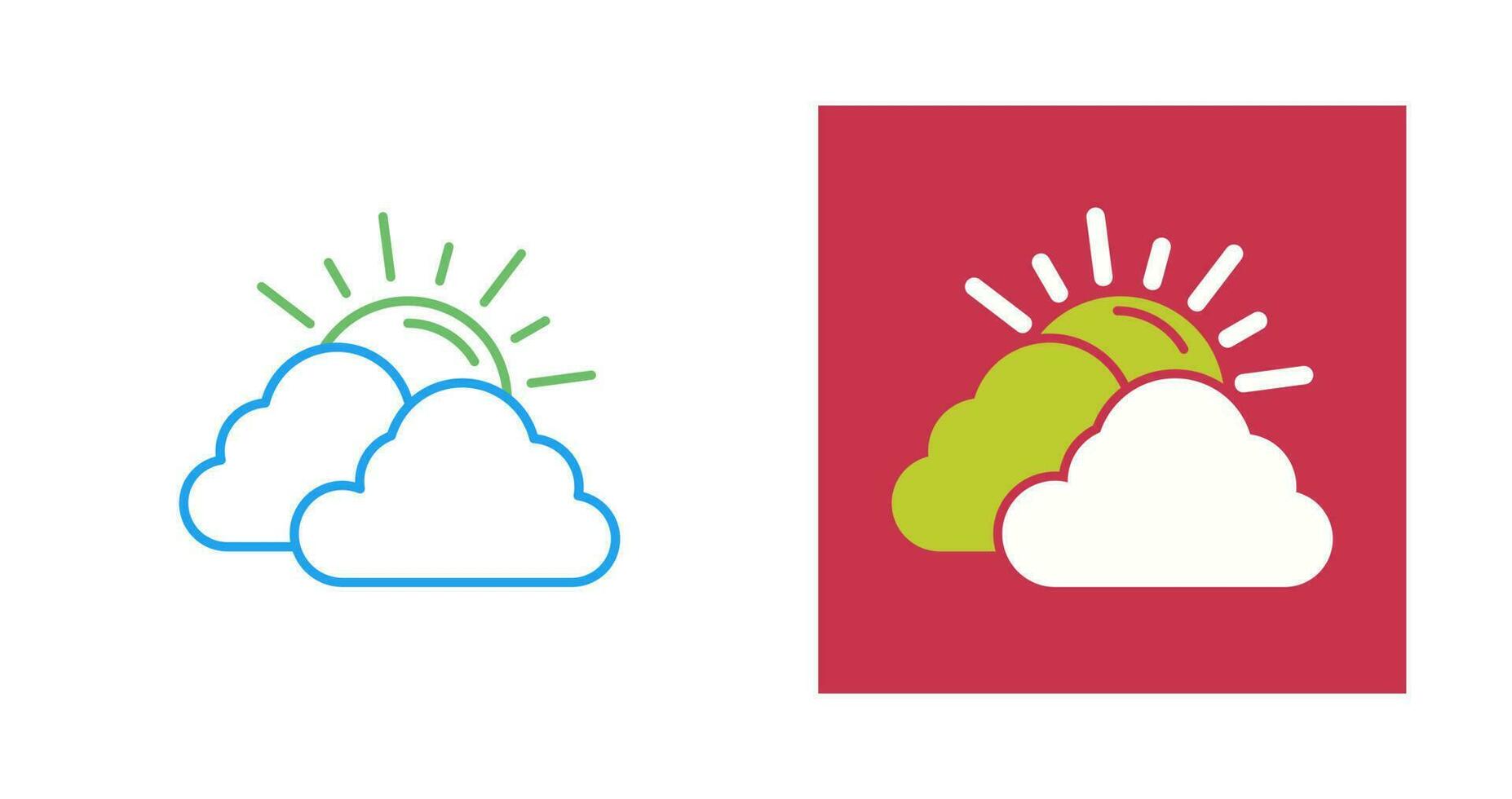 wolk vector pictogram