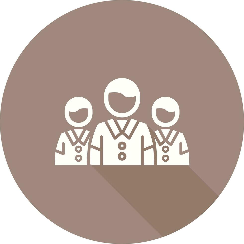 team vector pictogram