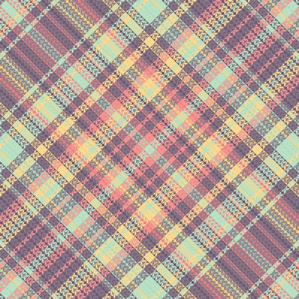 Schotse ruit plaid patroon. controleren plaid. vector