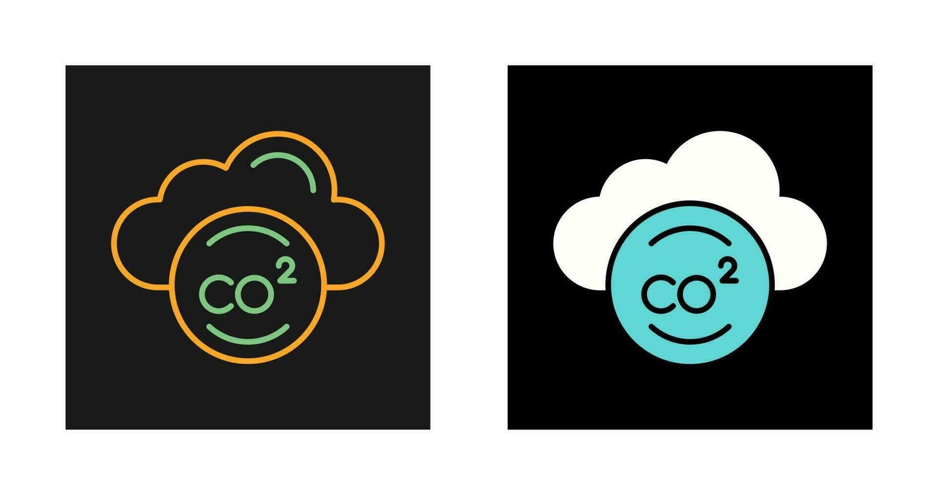 co2 vector icoon