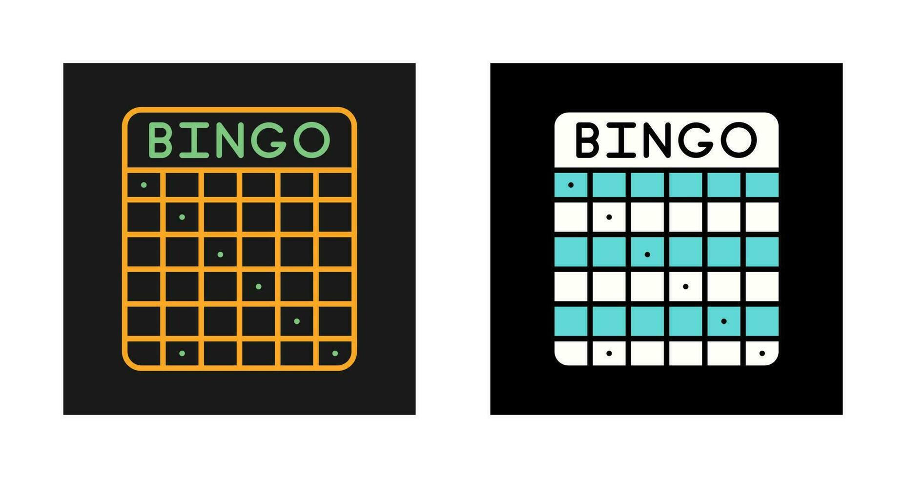 bingo vector icoon