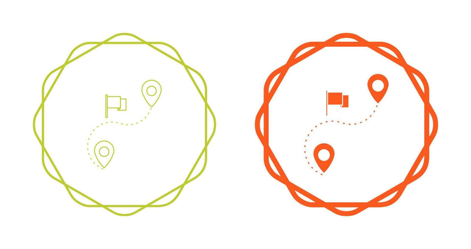 route vector pictogram