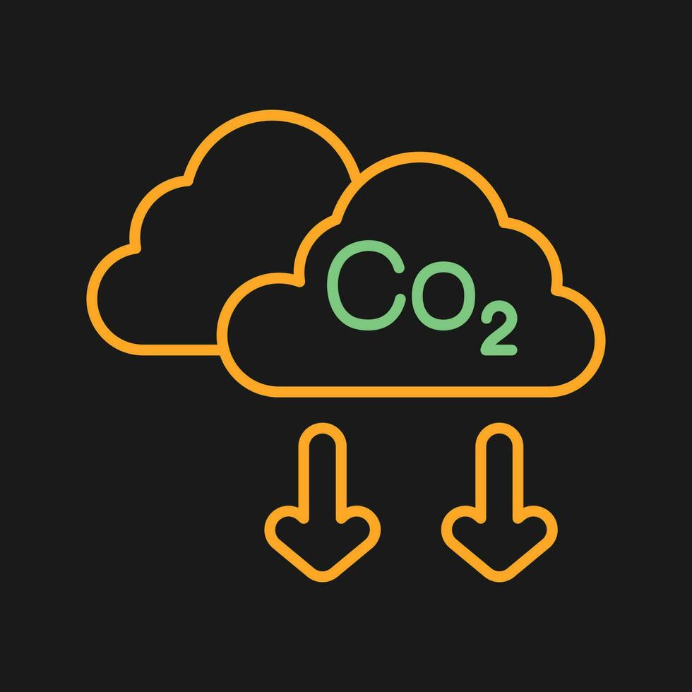 co2 vector icoon