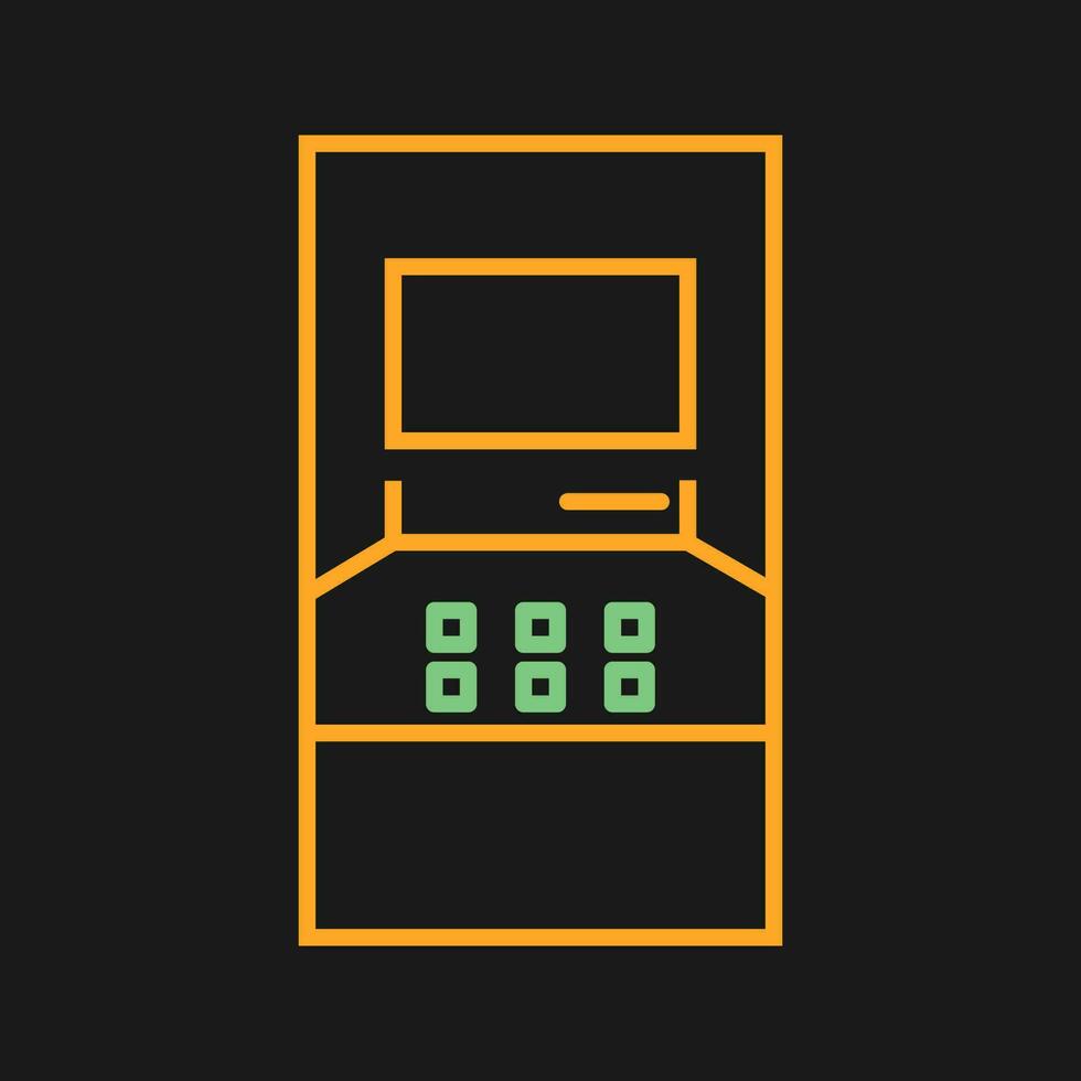 geldautomaat vector pictogram