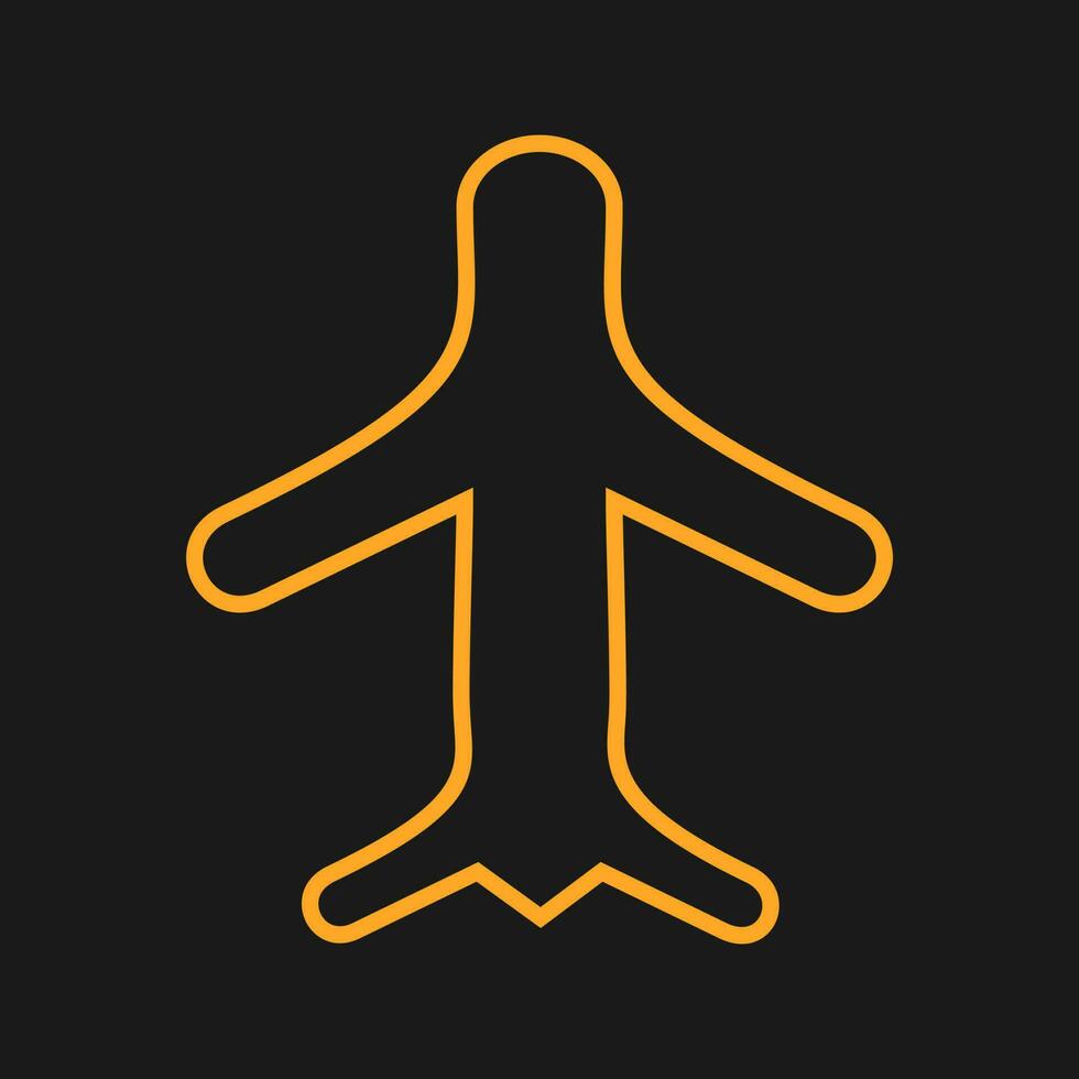 vliegtuig mode vector icoon