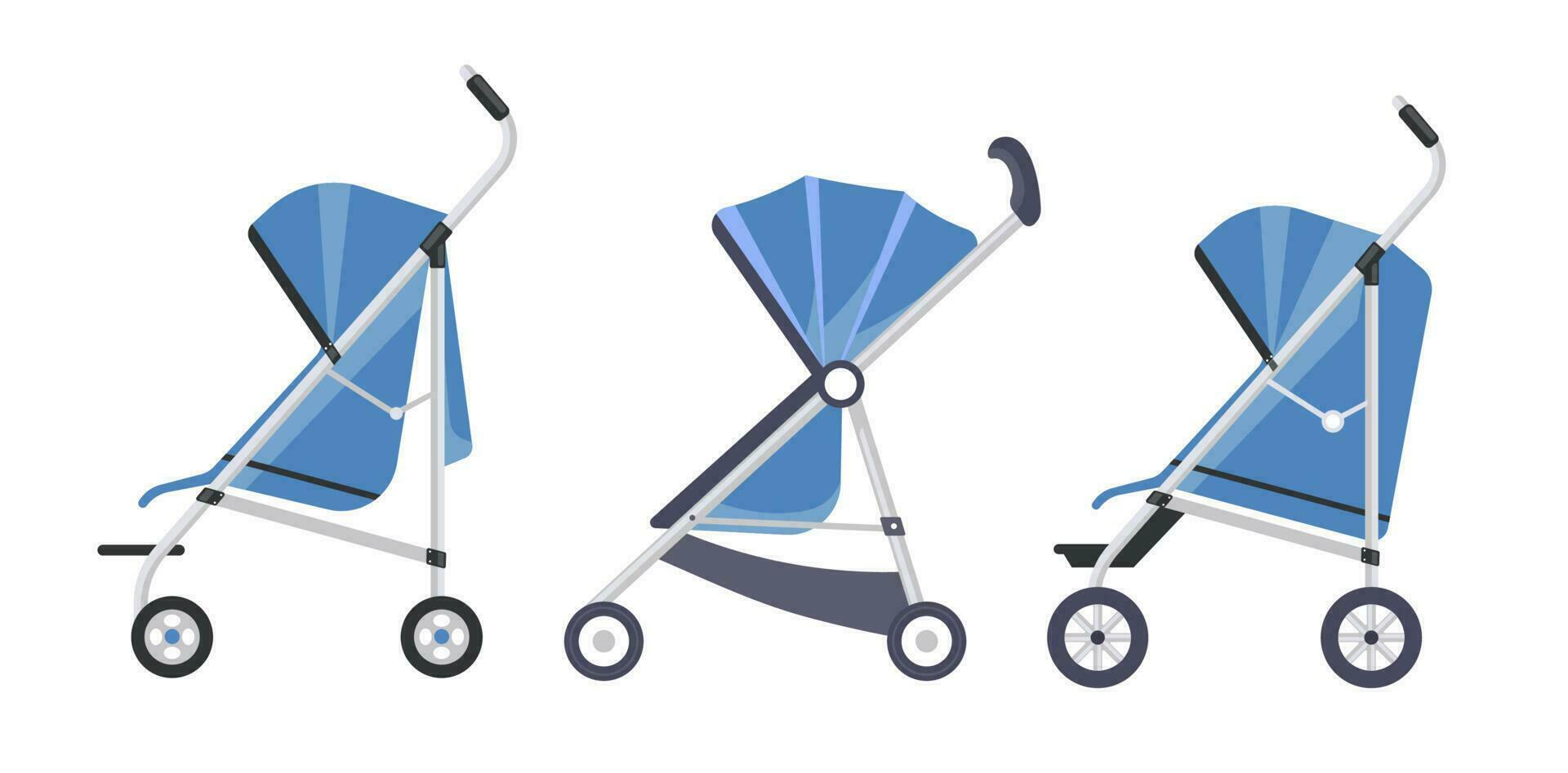 baby kinderwagen, wandelwagen voor kinderen, kinderen producten vector