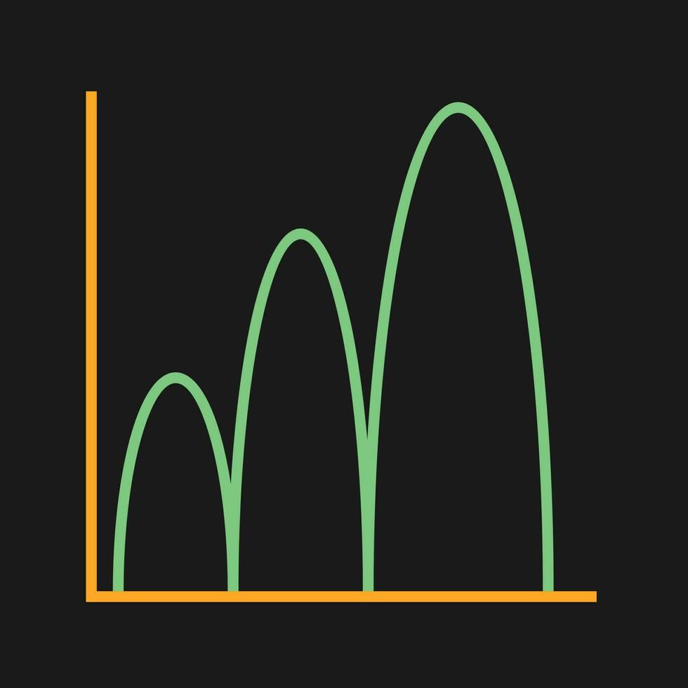 klok vormig diagram vector icoon