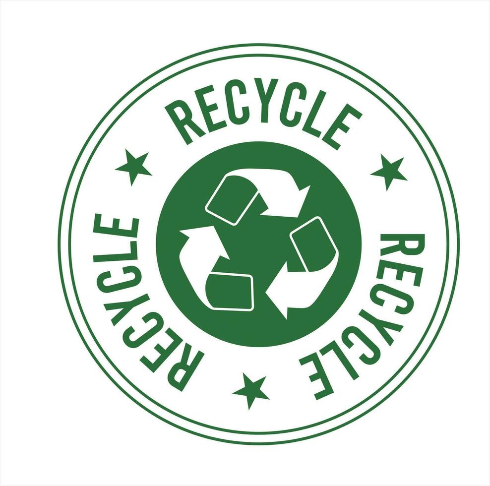 recycle icoon afbeelding, symbool, voorraad foto's vectoren