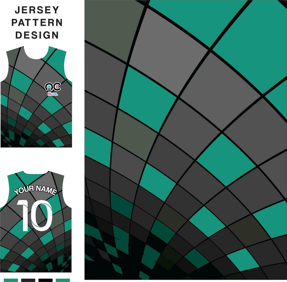 abstract pleinen concept vector Jersey patroon sjabloon voor het drukken of sublimatie sport- uniformen Amerikaans voetbal volleybal basketbal e-sport wielersport en visvangst vrij vector.