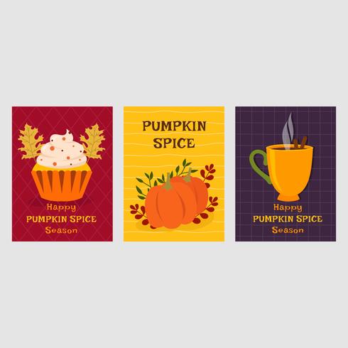 Pompoen Spice vectorillustratie vector