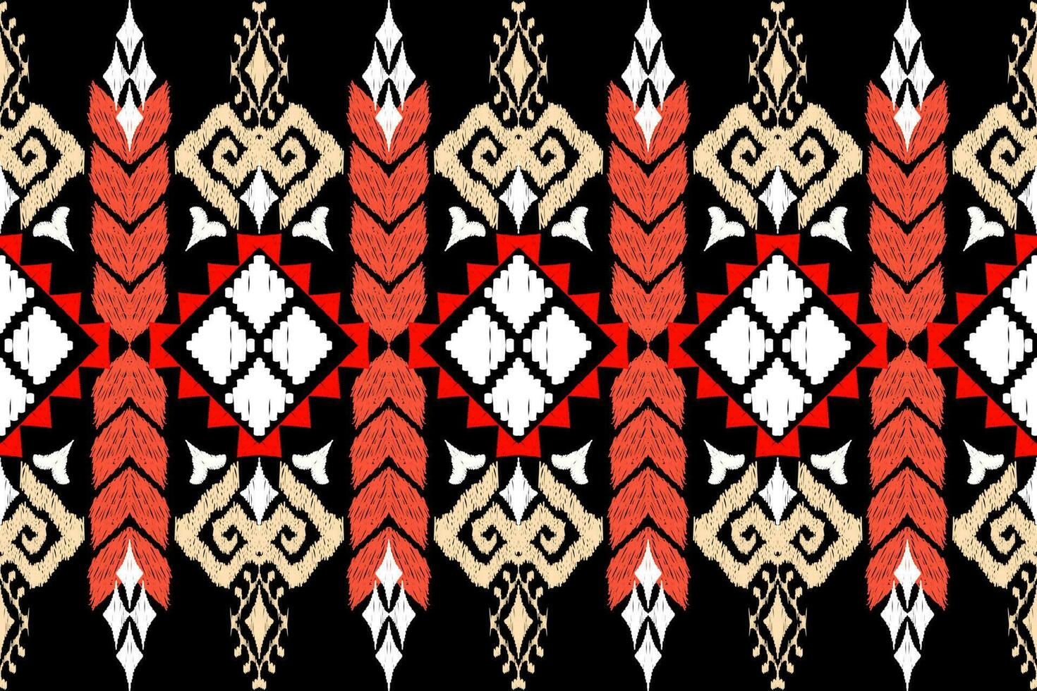 etnisch figuur aztec borduurwerk stijl. meetkundig ikat oosters traditioneel kunst Patroonontwerp voor etnisch achtergrond,behang,mode,kleding,verpakking,stof,afbeelding,vector illustratie vector