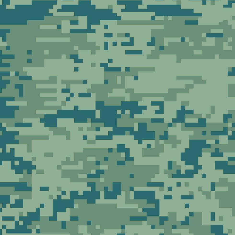 groen digitaal camouflage patroon achtergrond vector