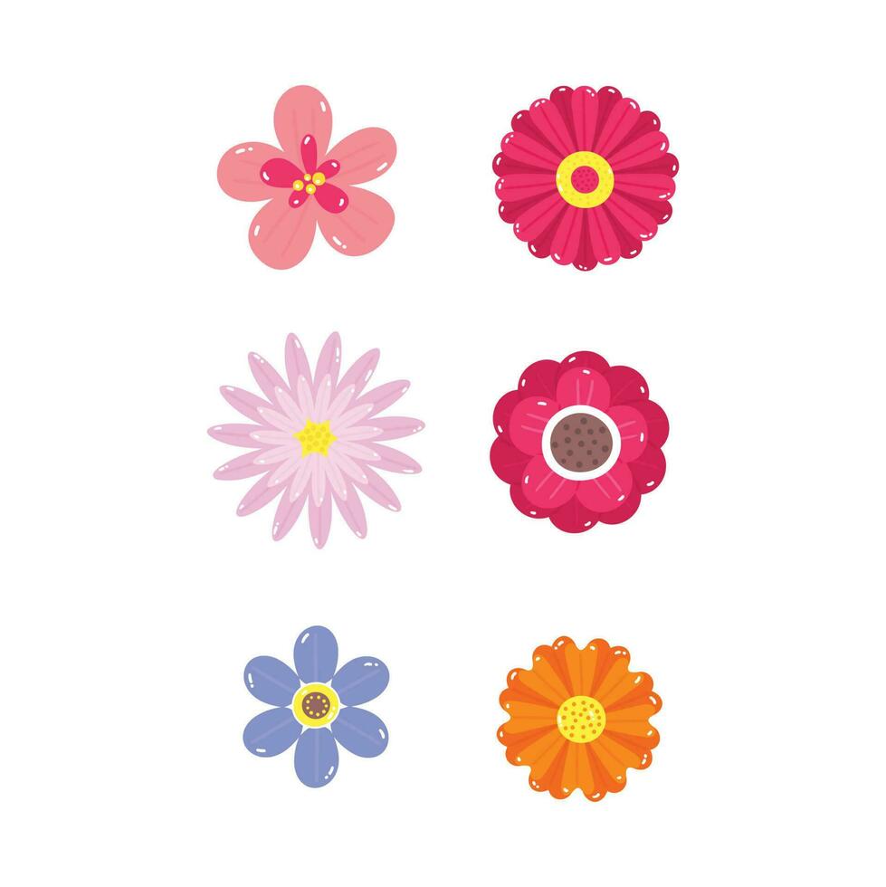 voorjaar bloemen in vector