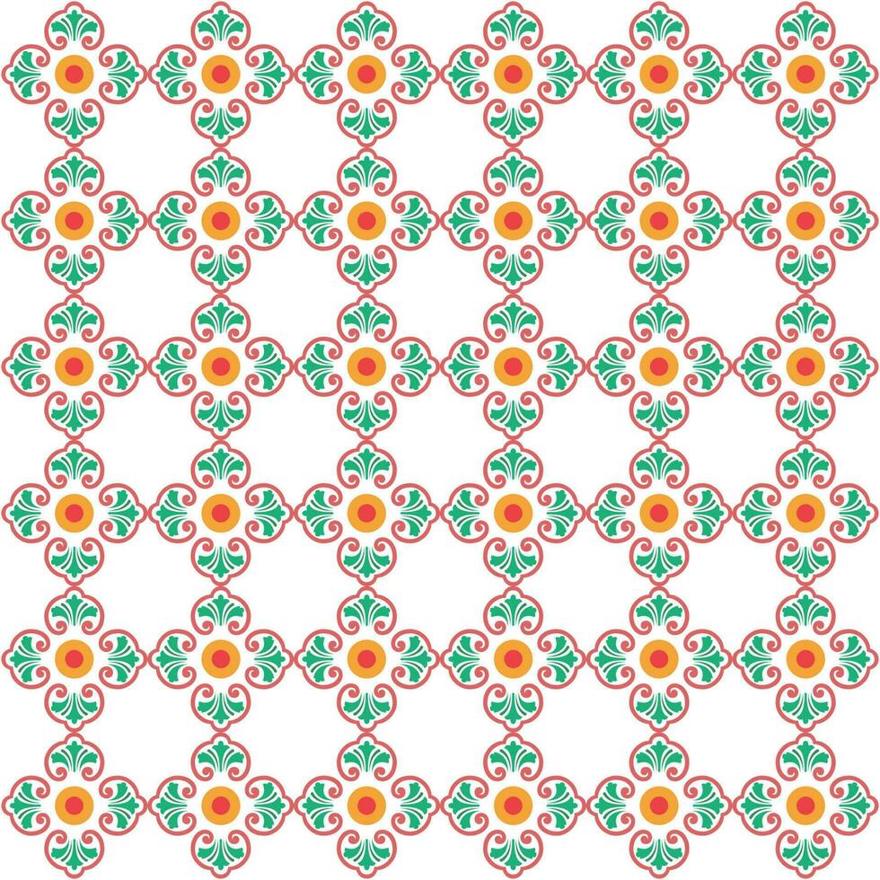 abstract achtergrond met klassiek bloemen ornament vector