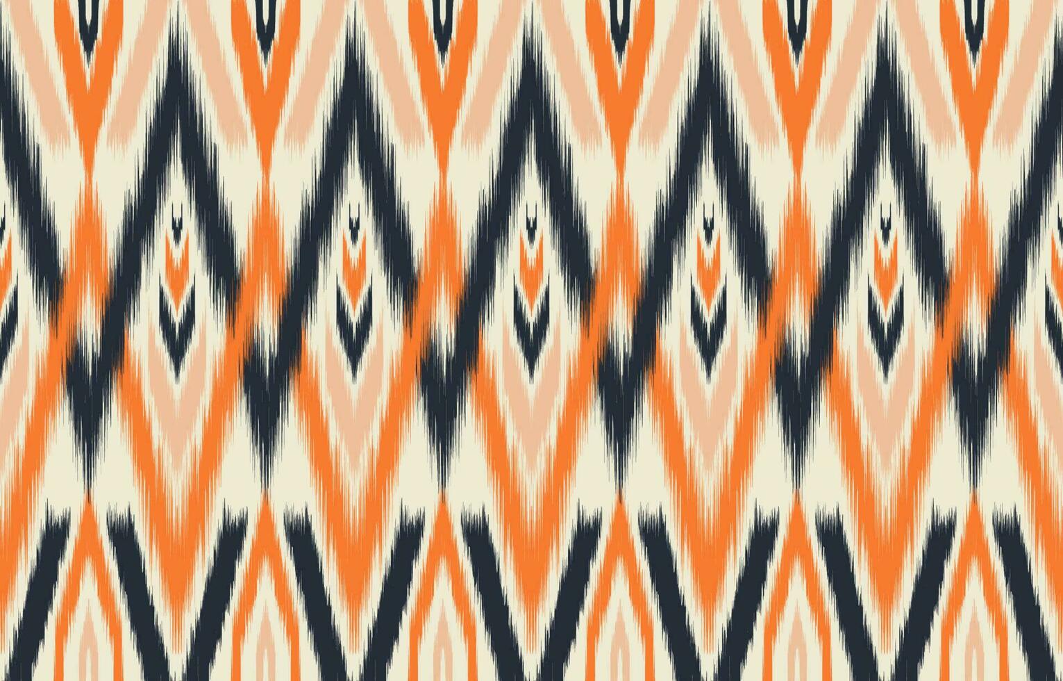 etnisch abstract ikat kunst. naadloos patroon in stam, volk borduurwerk, en Mexicaans stijl. aztec meetkundig kunst ornament afdrukken. ontwerp voor tapijt, behang, kleding, inpakken, kleding stof, omslag, textiel. vector