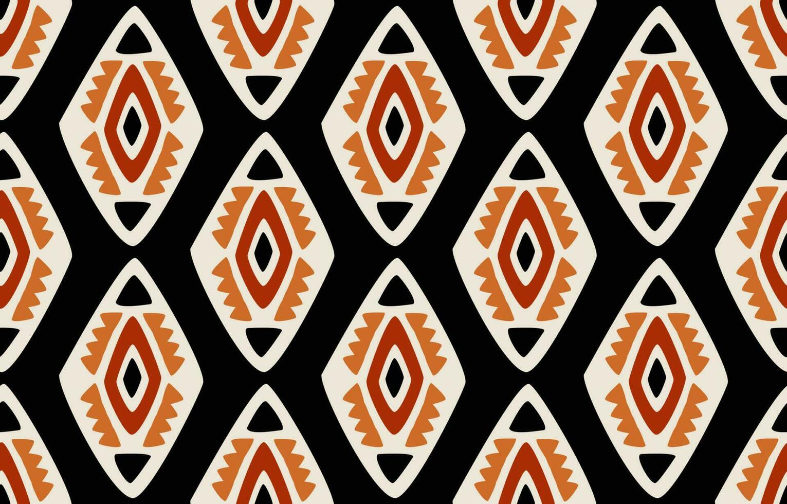 etnisch abstract ikat kunst. naadloos patroon in stam, volk borduurwerk, en Mexicaans stijl. aztec meetkundig kunst ornament afdrukken. ontwerp voor tapijt, behang, kleding, inpakken, kleding stof, omslag, textiel. vector