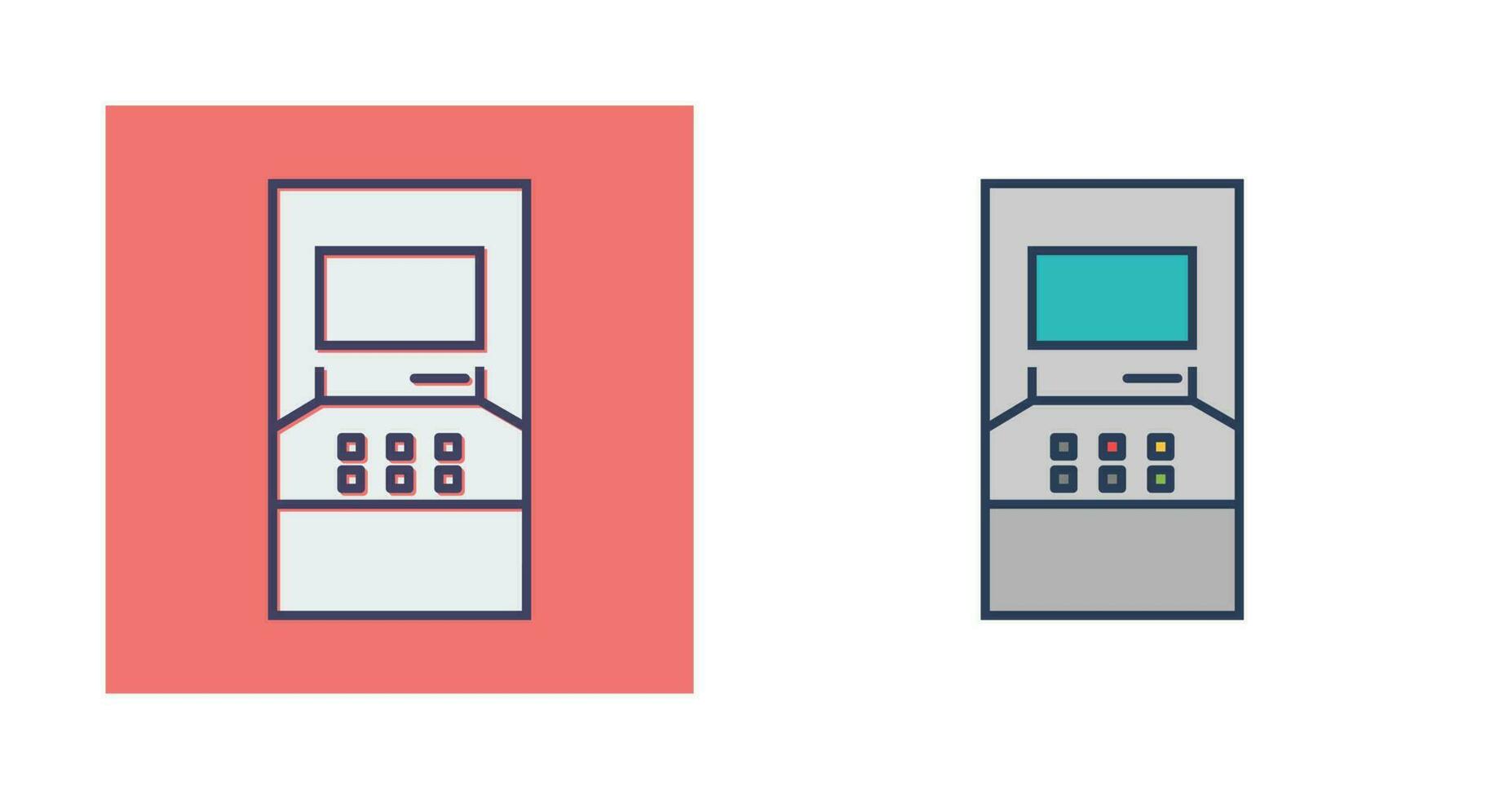 geldautomaat vector pictogram