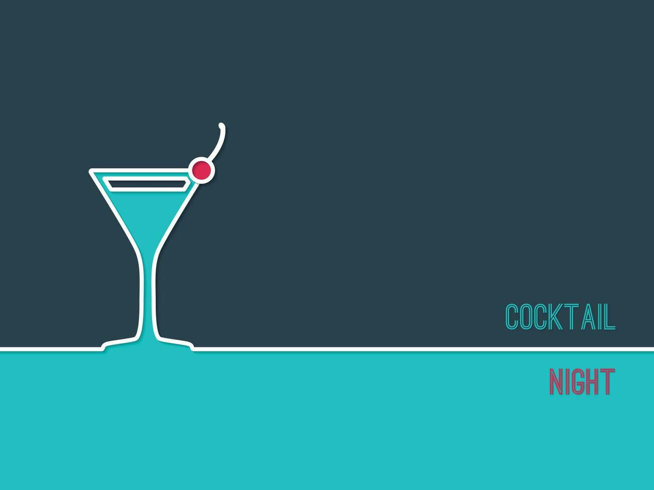 cocktail thema vector achtergrond, geïsoleerd achtergrond.
