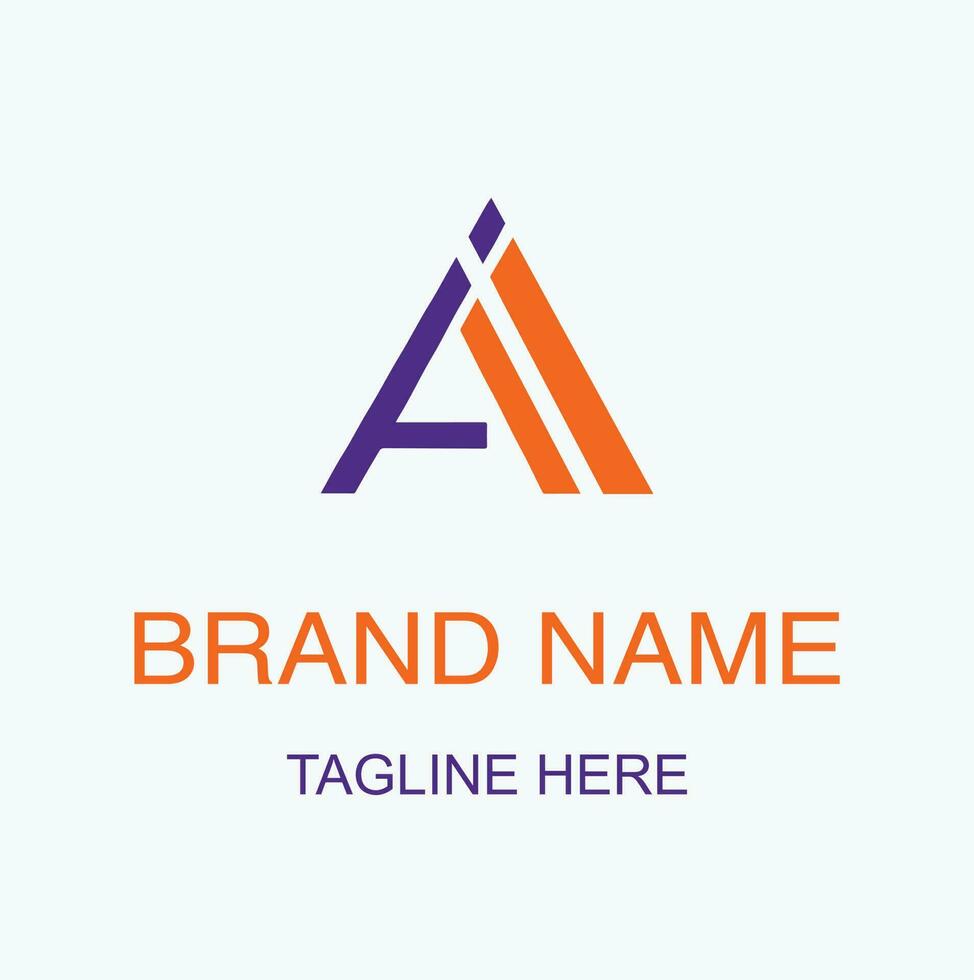 een alfabet logo ontwerp gebruik ieder bedrijf vector