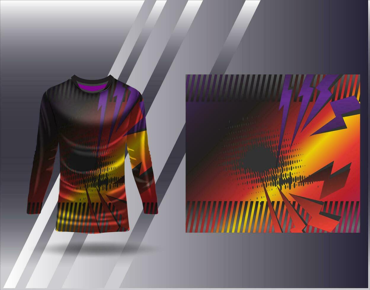 sport- Jersey en t-shirt sjabloon sport- ontwerp voor Amerikaans voetbal racing gaming Jersey vector