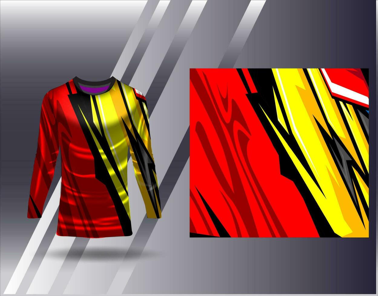 sport- Jersey en t-shirt sjabloon sport- ontwerp voor Amerikaans voetbal racing gaming Jersey vector