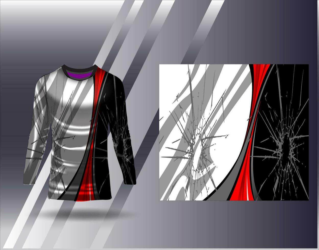 sport- Jersey en t-shirt sjabloon sport- ontwerp voor Amerikaans voetbal racing gaming Jersey vector